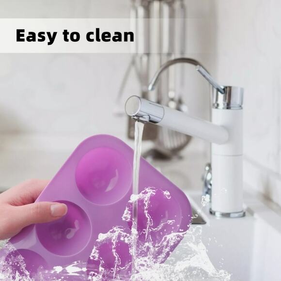 Hot Cocoa Bomb Molds Sphere Baking Molds Hot Chocolate Bomb Molds Silicone Ball - Picture 7 of 12